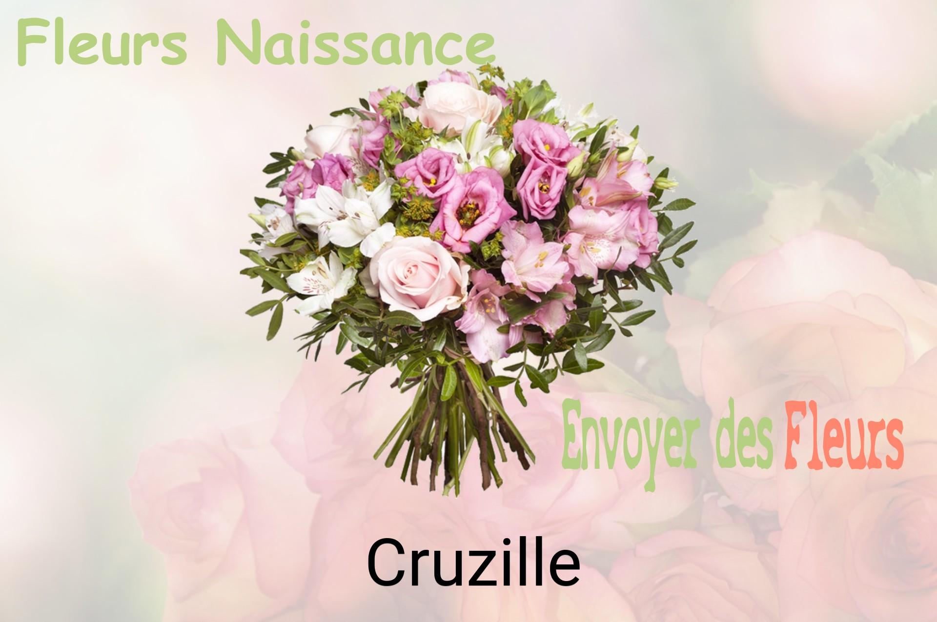 Bouquet de fleurs de naissance livré à Cruzille